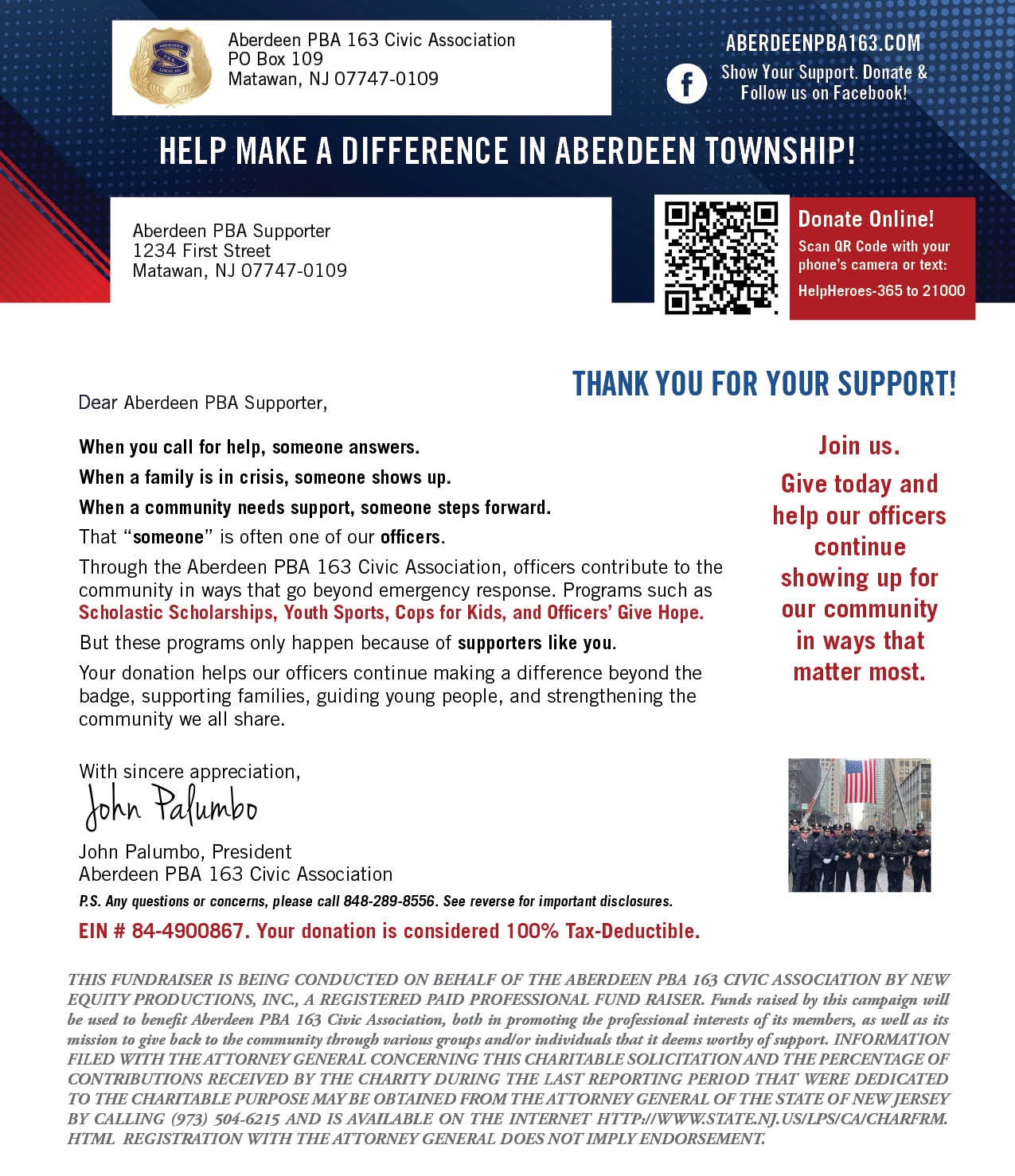 Donation Letter